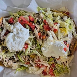 Beef or Chicken Tostadas (2)
