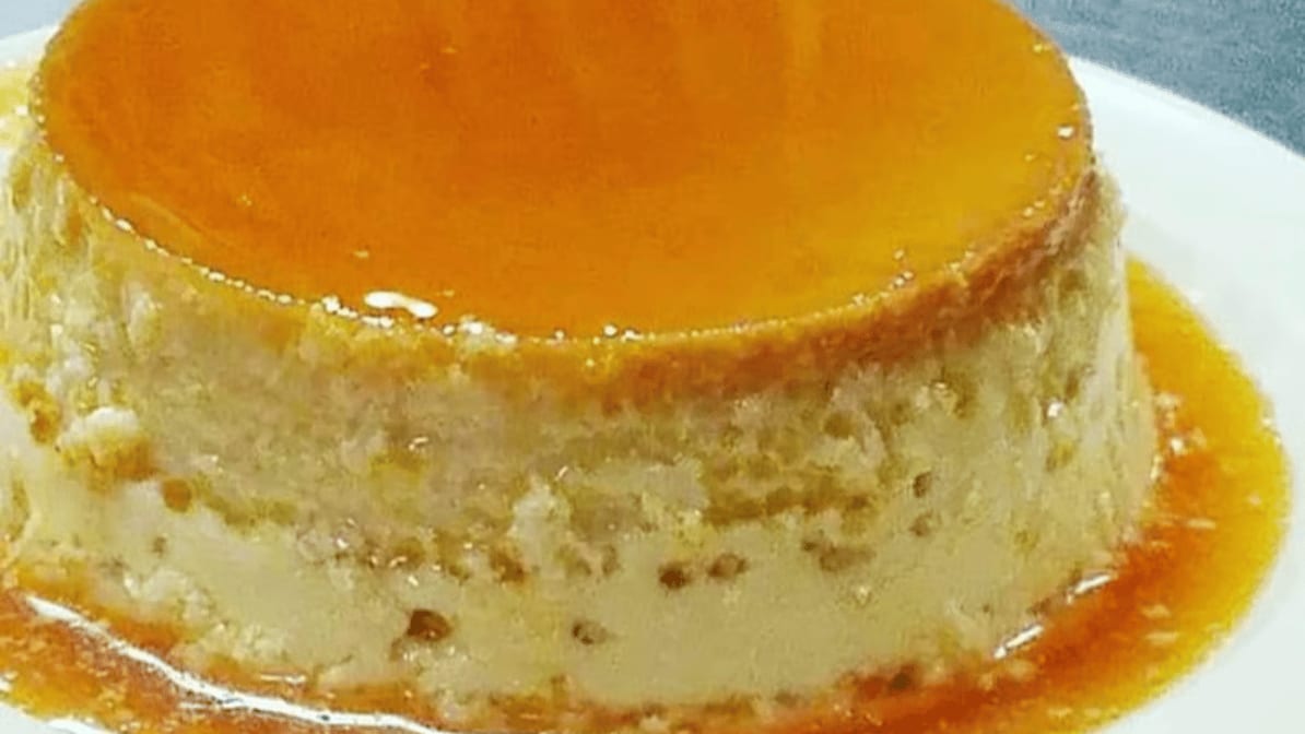 Flan Con Caramelo Or Rompope.