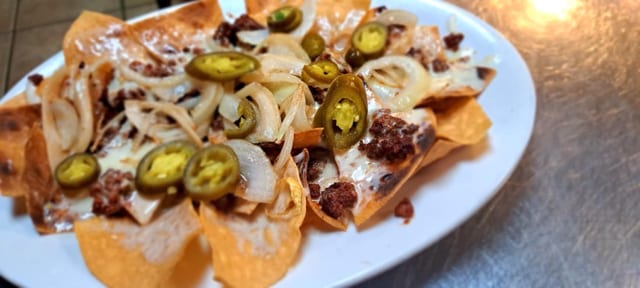 Mr. Chorizo Nachos.