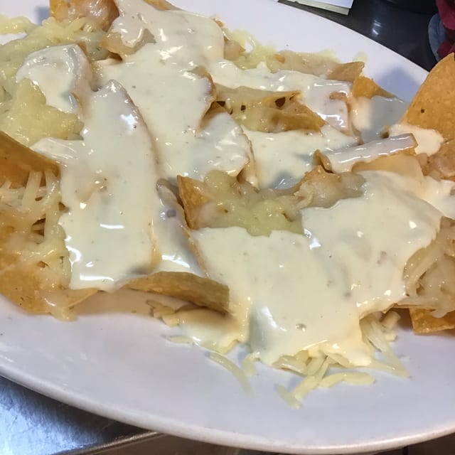 Cheese Nachos.
