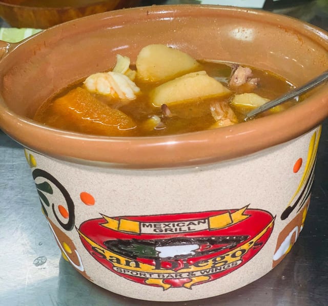 Caldo De Mariscos.