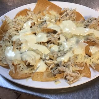 Cheese and Chicken Nachos